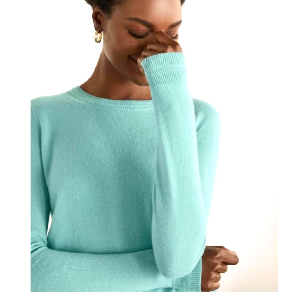 Boden 100% Cashmere Pullover Crew Neck Sweater Jumper Size M